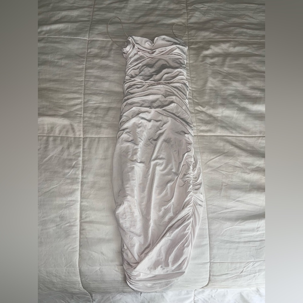 white dress size S